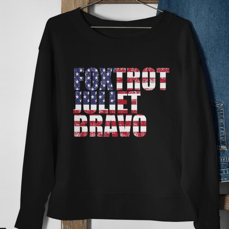 Fjb Foxtrot Juliet Bravo Usa Anti Biden Tshirt Sweatshirt Gifts for Old Women