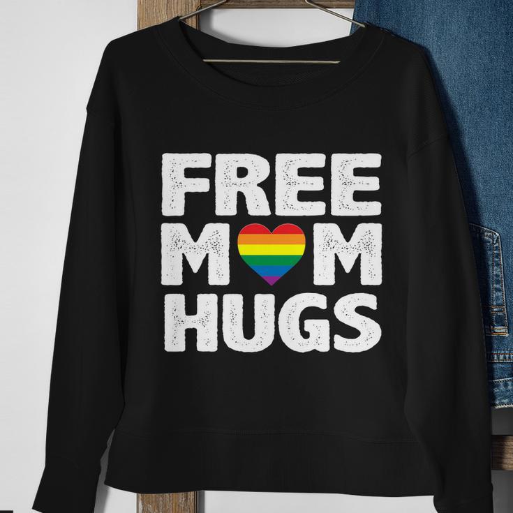 Free Mom Hugs Pride Tshirt Sweatshirt Gifts for Old Women