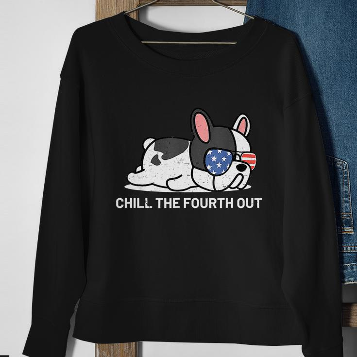 French Bulldog Funny 4Th Of July Gift For Frenchie Lover Sweatshirt Gifts for Old Women
