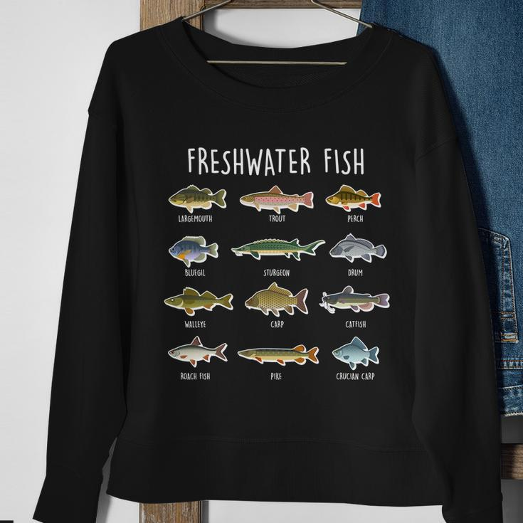 Freshwater Fish Tshirt Sweatshirt Gifts for Old Women