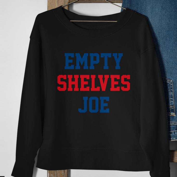 Funny Anti Biden Empty Shelves Joe Republican Anti Biden Design Sweatshirt Gifts for Old Women