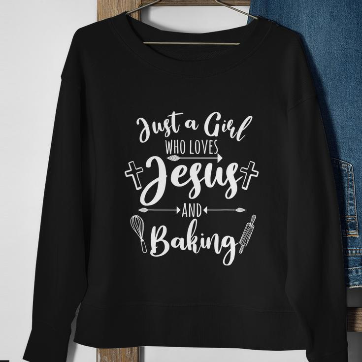 Funny Baking Baker Women Cool Jesus Funny Christian Sweatshirt Gifts for Old Women