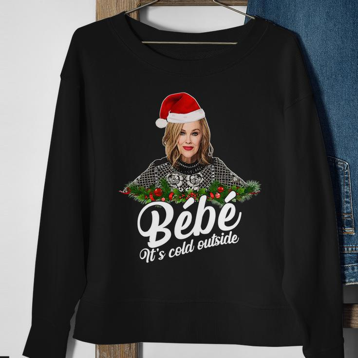 Funny Christmas Bebe Its Cold Outside Sweatshirt Gifts for Old Women