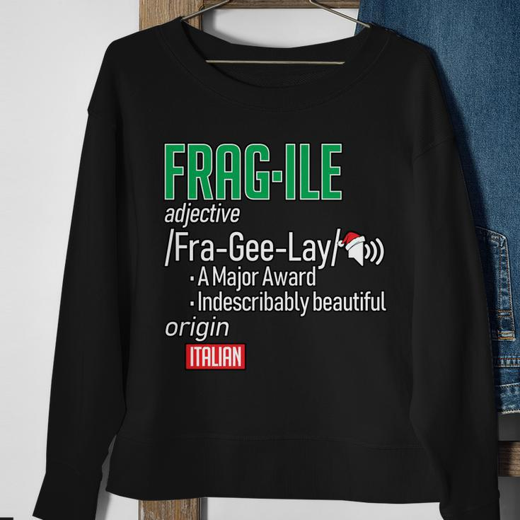 Funny Christmas Fragile Definition Tshirt Sweatshirt Gifts for Old Women