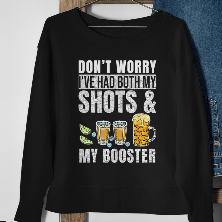 Funny Dont Worry Ive Had Both My Shots And Booster Funny Vaccine Gift Tshirt Sweatshirt Gifts for Old Women