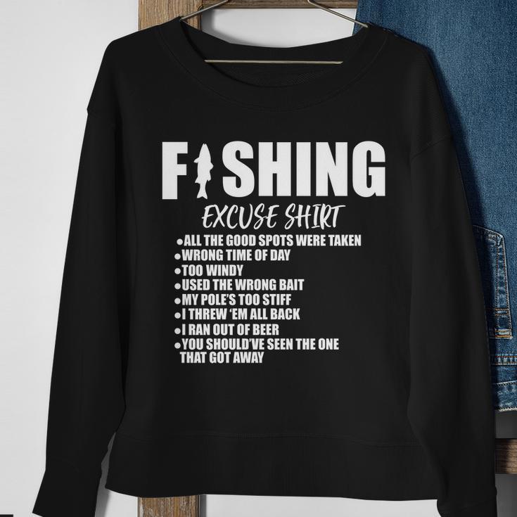 Funny Fishing Excuses V2 Sweatshirt Gifts for Old Women