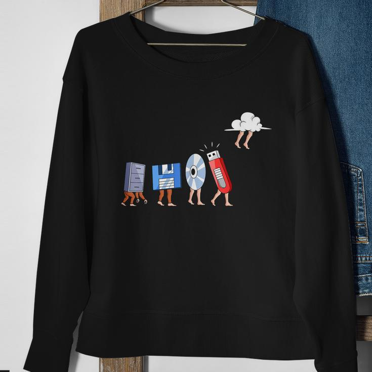 Funny Geek Programmer Nerd Developer Computer Engineering Sweatshirt Gifts for Old Women