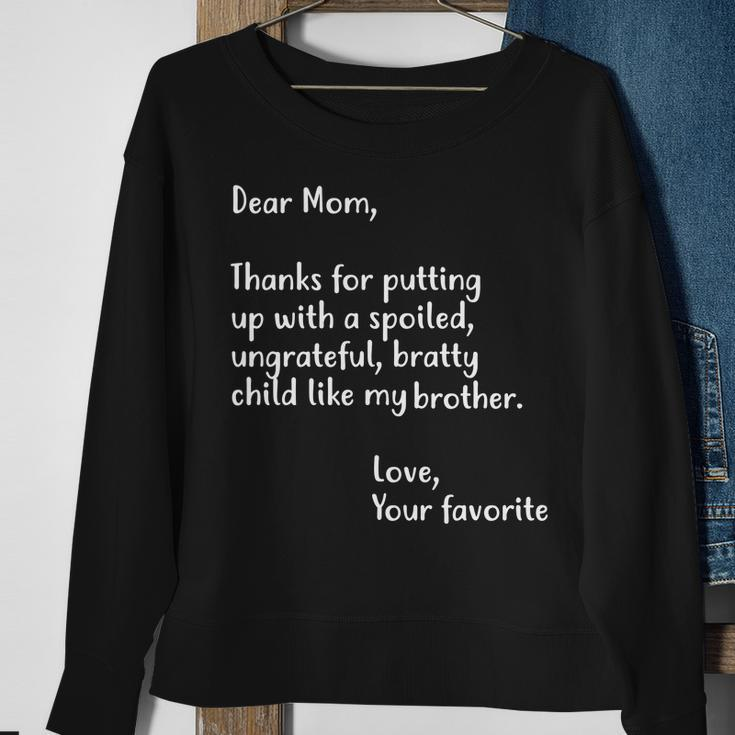 Funny Gift For Mothers Dear Mom Brother Sweatshirt Gifts for Old Women
