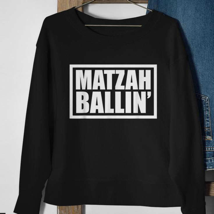 Funny Jewish Matzah Ballin Matzo Ball Soup Hanukkah Sweatshirt Gifts for Old Women