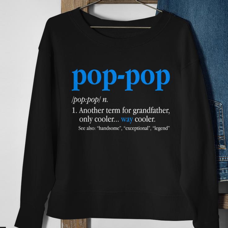 Funny Pop Pop Definition Cool Fathers Day Tshirt Sweatshirt Gifts for Old Women