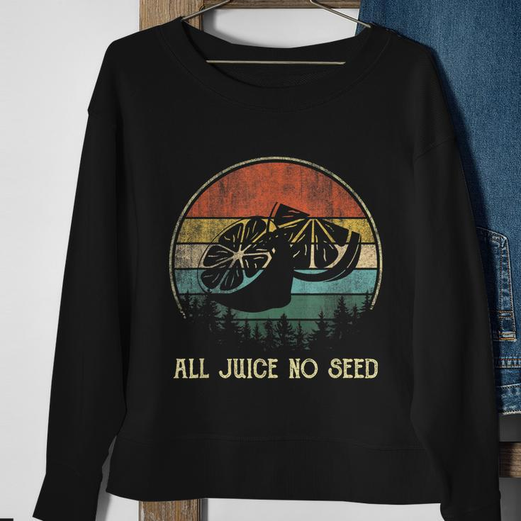 Funny Vasectomy Gifts For Men All Juice No Seed Sweatshirt Gifts for Old Women