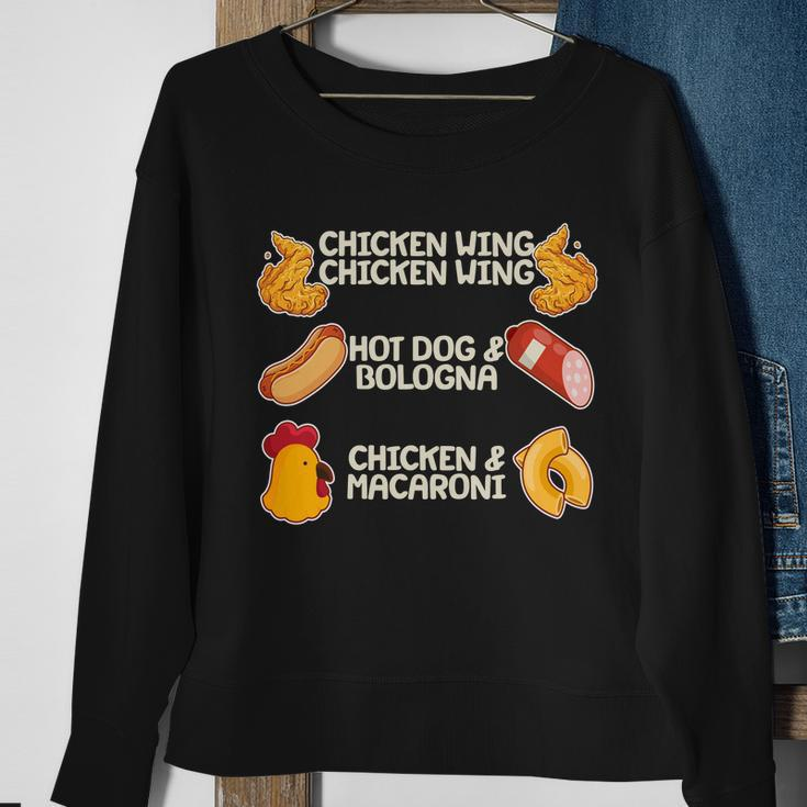 Funny Viral Chicken Wing Song Meme Sweatshirt Gifts for Old Women