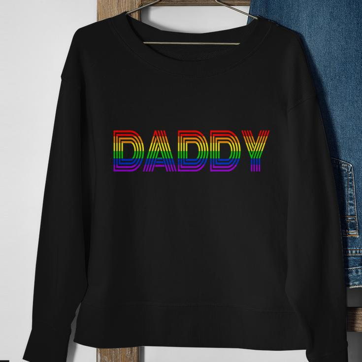Gay Pride Proud Daddy Lgbt Sweatshirt Gifts for Old Women