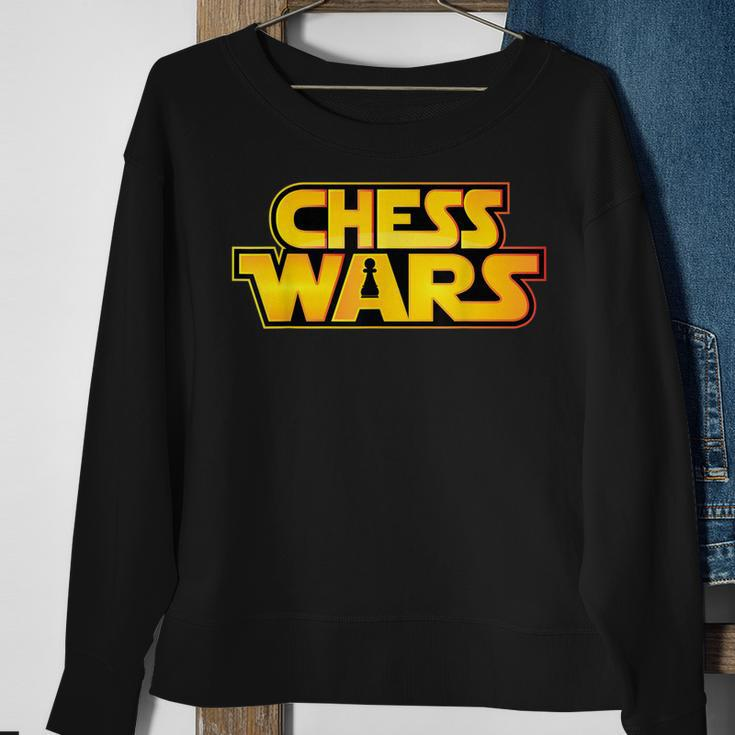Gift For Chess Player - Chess Wars Pawn Sweatshirt Gifts for Old Women