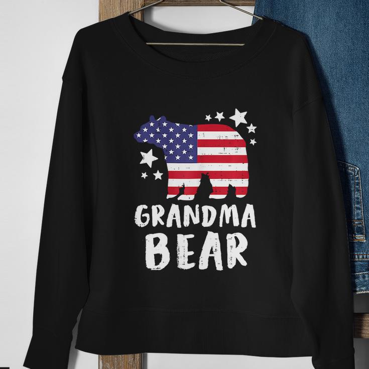 Grandma Bear Grandmother Funny 4Th Of July Sweatshirt Gifts for Old Women