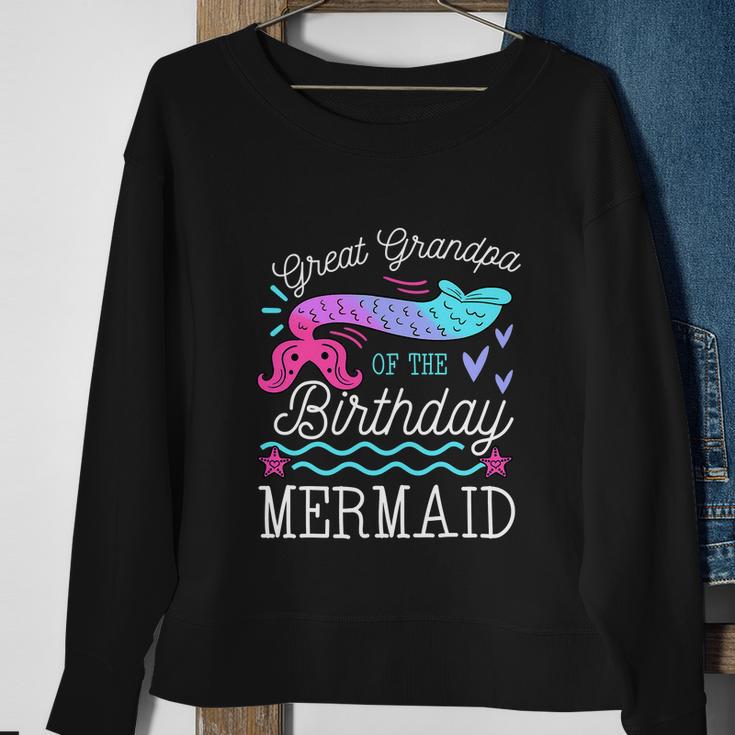 Great Grandpa Of The Birthday Mermaid Sweatshirt Gifts for Old Women