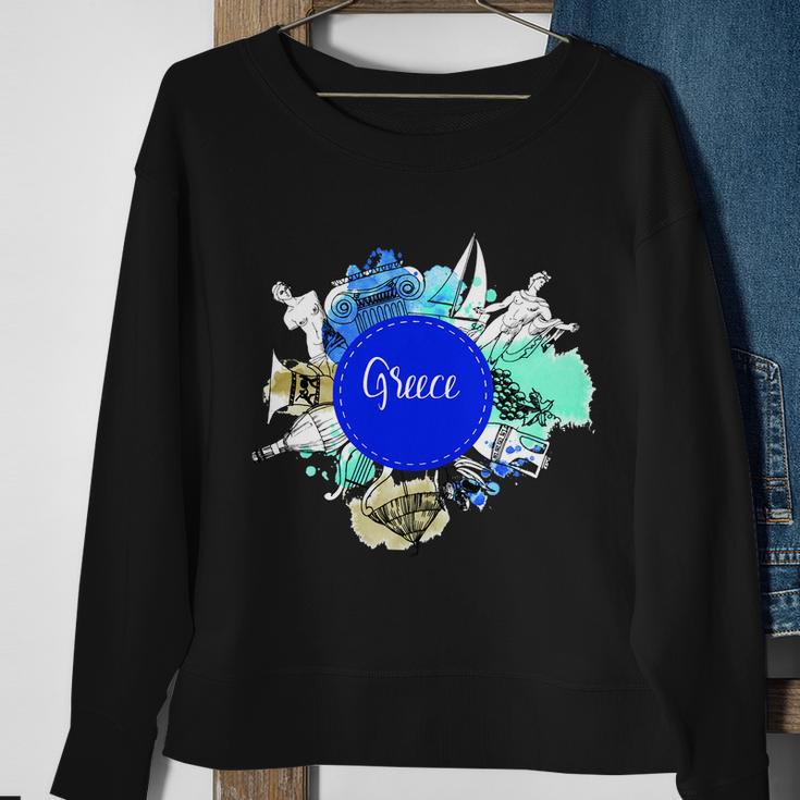 Greece V2 Sweatshirt Gifts for Old Women