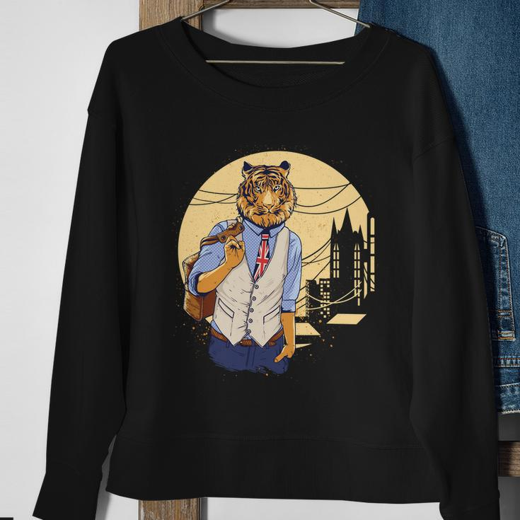 Handsome Tiger Sweatshirt Gifts for Old Women