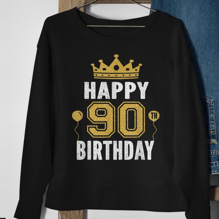 Happy 90Th Birthday Idea For 90 Years Old Man And Woman Sweatshirt Gifts for Old Women