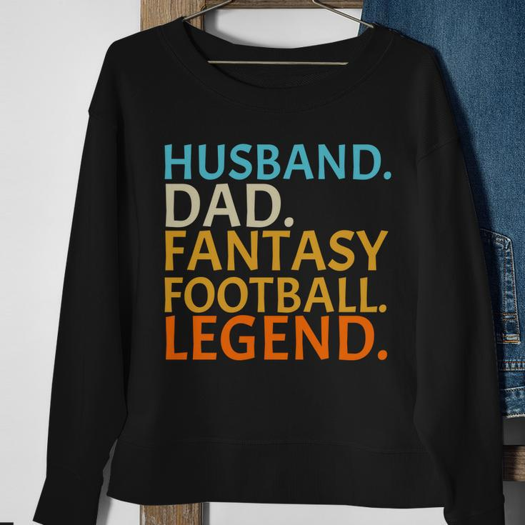 Husband Dad Fantasy Football Legend Sweatshirt Gifts for Old Women