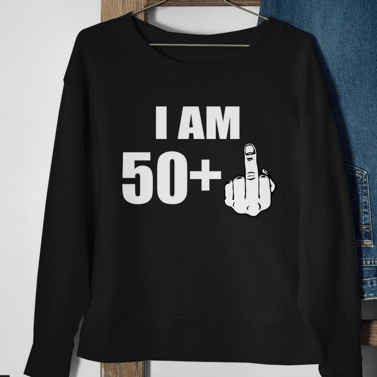 I Am 51 Middle Finger Funny 51St Birthday Sweatshirt Gifts for Old Women
