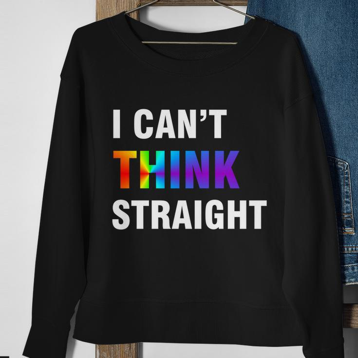 I Cant Think Straight Gay Pride Tshirt Sweatshirt Gifts for Old Women