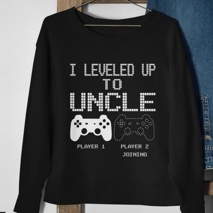 I Leveled Up To Uncle New Uncle Gaming Funny Tshirt Sweatshirt Gifts for Old Women