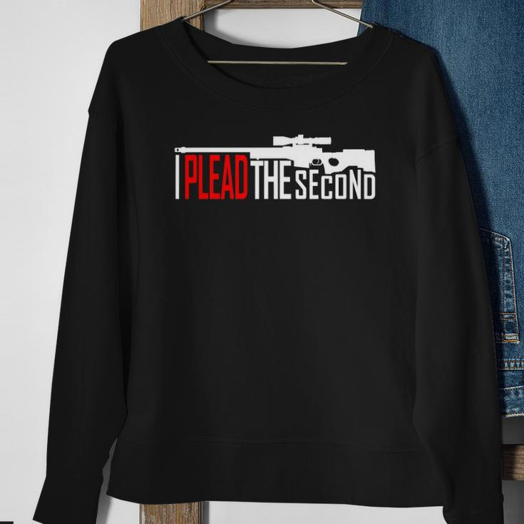I Plead The Second 2Nd Amendment Republican Gun Rights Sweatshirt Gifts for Old Women