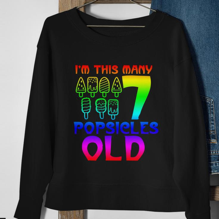 Im This Many Popsicles Old Funny Birthday For Men Women Great Gift Sweatshirt Gifts for Old Women