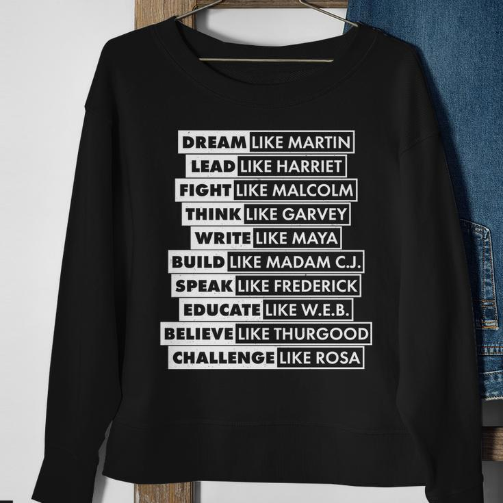 Inspirational Black History Figures Tshirt Sweatshirt Gifts for Old Women