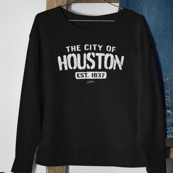 Jcombs Houston Texas Lone Star State Sweatshirt Gifts for Old Women