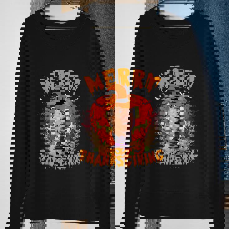 Joe Biden Merry Thanksgiving Confused Happy Halloween Sweatshirt Gifts for Old Women