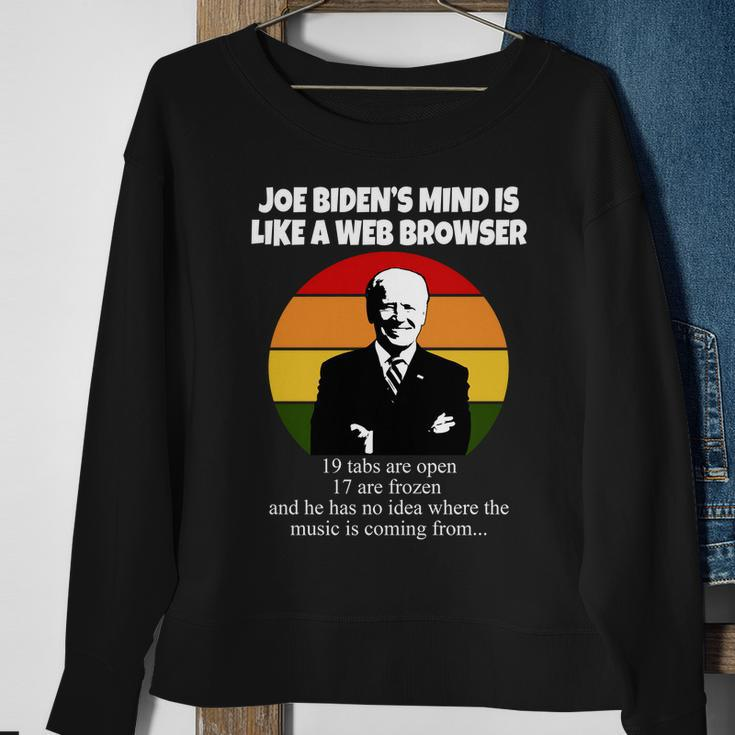 Joe Bidens Mind Is Like A Web Browser Tshirt Sweatshirt Gifts for Old Women