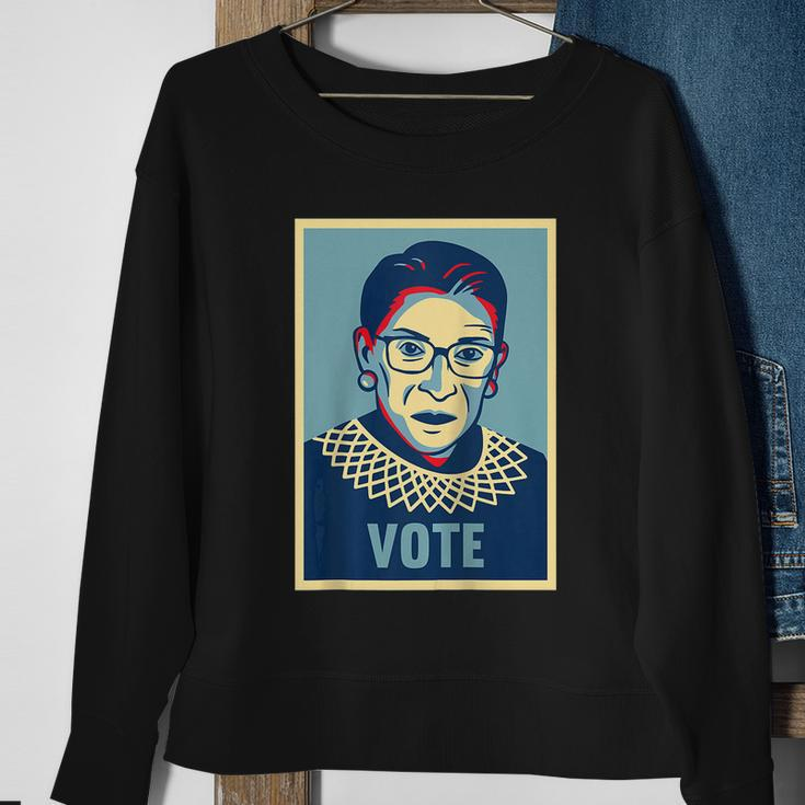 Jusice Ruth Bader Ginsburg Rbg Vote Voting Election Sweatshirt Gifts for Old Women
