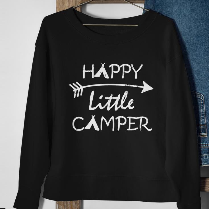 Kids Happy Little Camper Funny Gift Camping Gift Tshirt Sweatshirt Gifts for Old Women