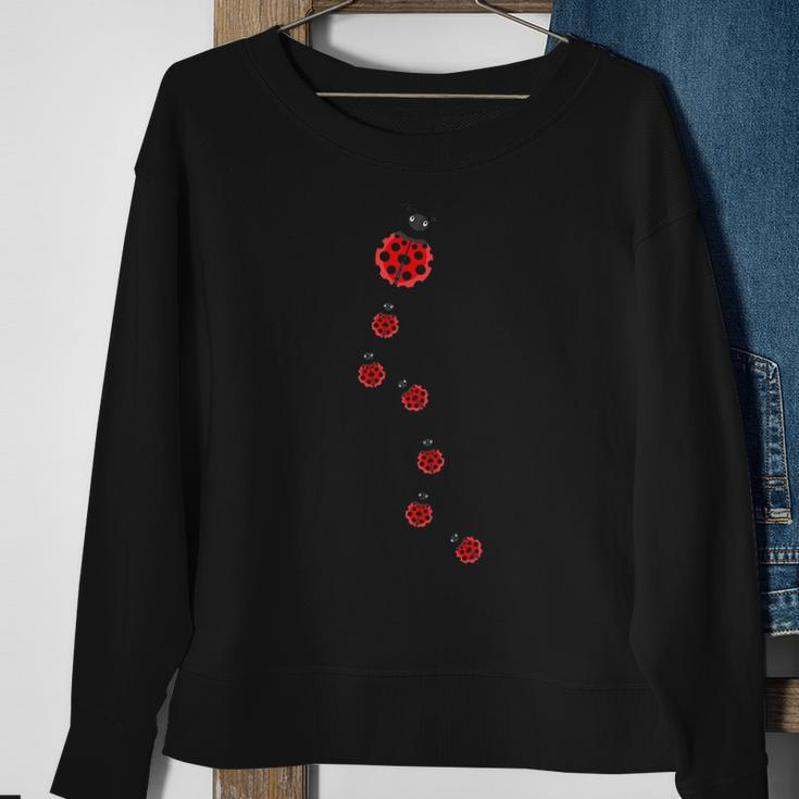 Ladybeetles Ladybugs Nature Lover Insect Fans Entomophiles Sweatshirt Gifts for Old Women