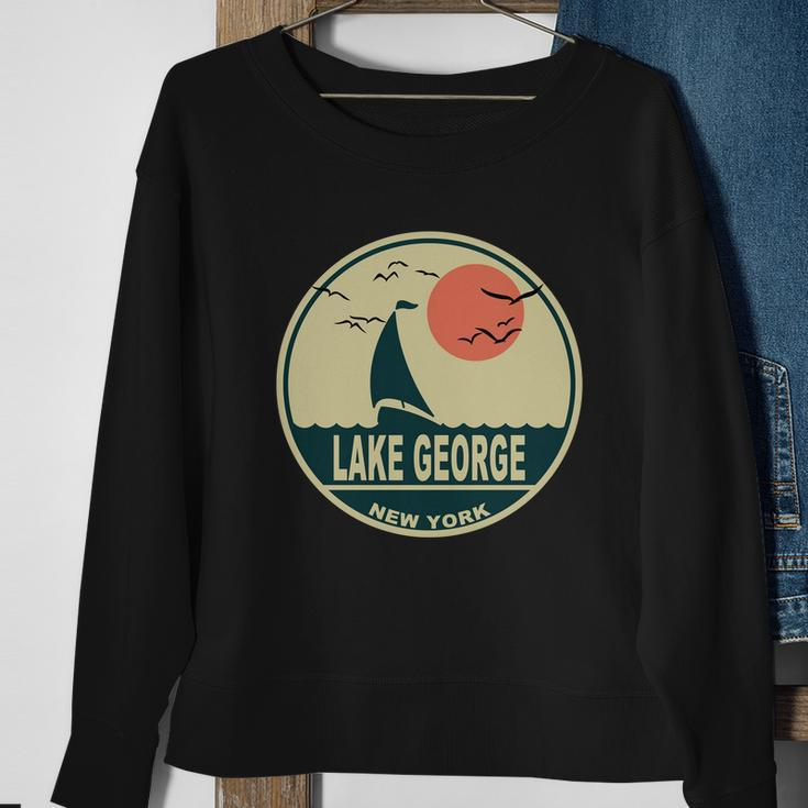 Lake George New York Tshirt Sweatshirt Gifts for Old Women