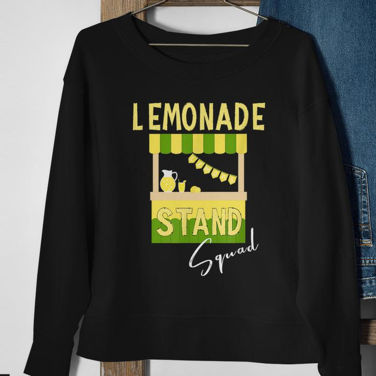 Lemonade Stand Squad Lemon Juice Drink Lover Sweatshirt Gifts for Old Women