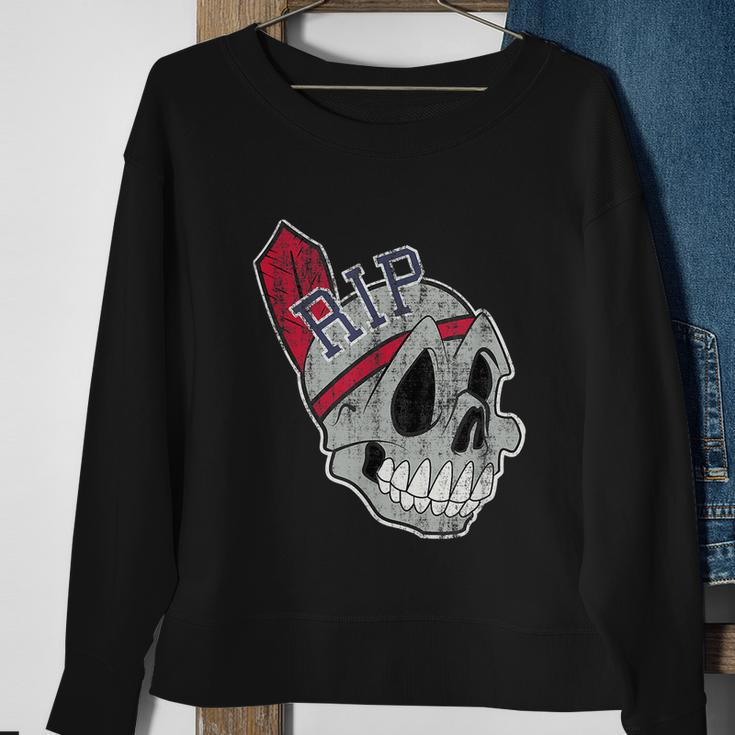 Long Live The Chief Distressed Cleveland Baseball Tshirt Sweatshirt Gifts for Old Women