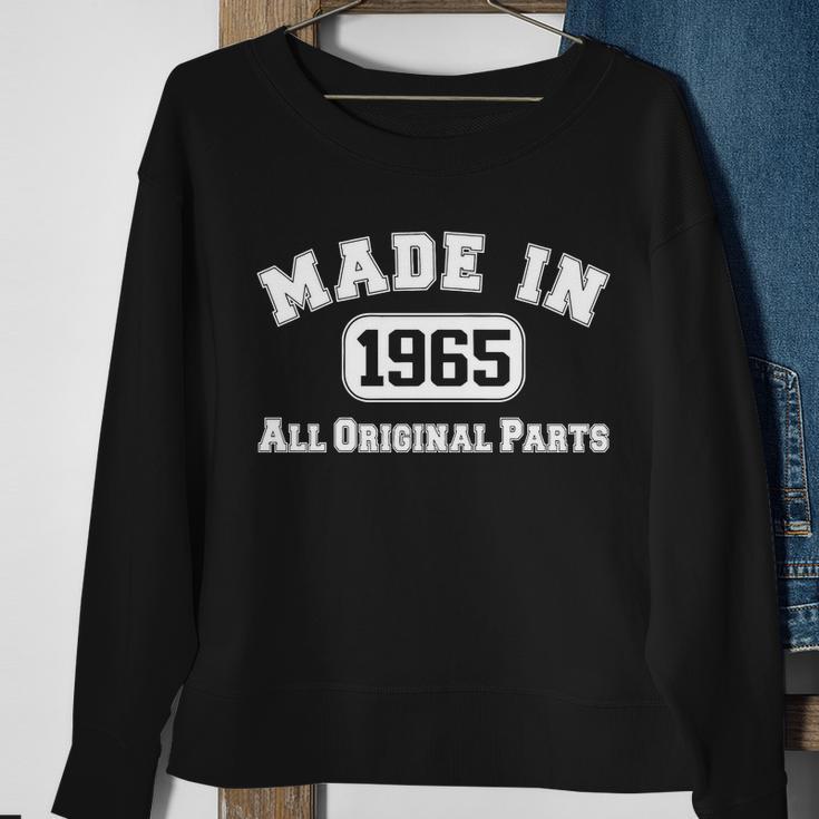 Made In 1965 All Original Parts Sweatshirt Gifts for Old Women