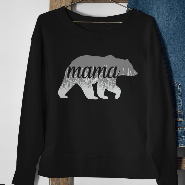 Mama Bear Floral Logo Tshirt Sweatshirt Gifts for Old Women
