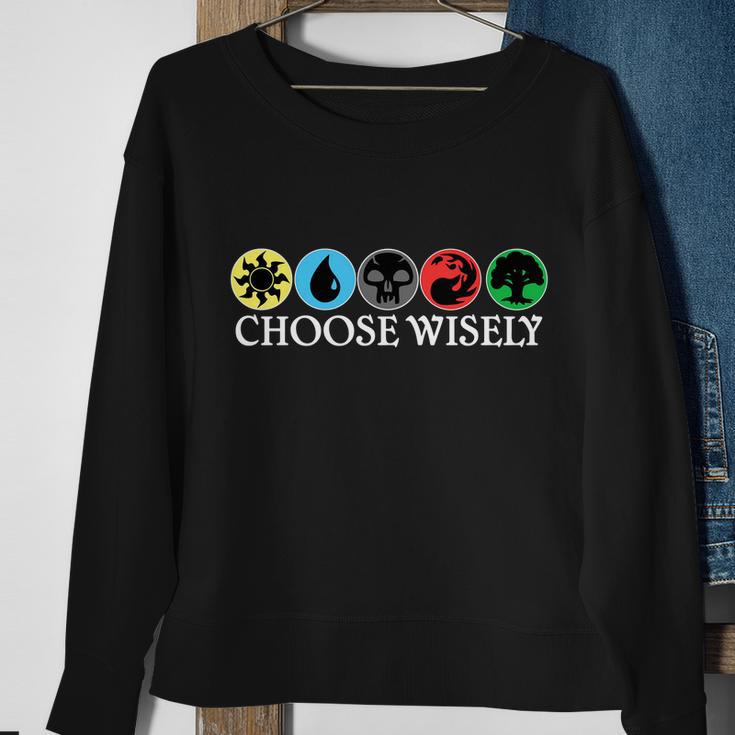 Mana Symbols Gathering Magic Choose Wisely Tshirt Sweatshirt Gifts for Old Women