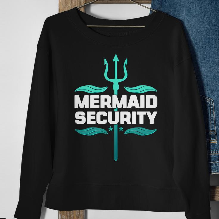 Mermaid Security Trident Sweatshirt Gifts for Old Women