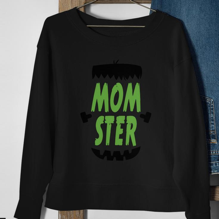 Momster Funny Halloween Quote Sweatshirt Gifts for Old Women