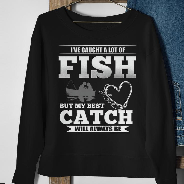 My Best Catch Custom Sweatshirt Gifts for Old Women