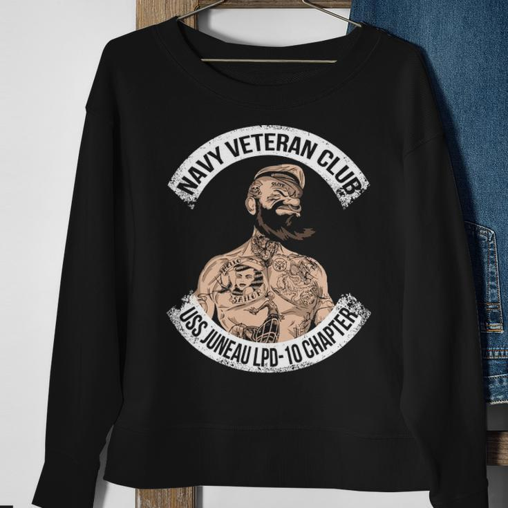 Navy Uss Juneau Lpd Sweatshirt Gifts for Old Women