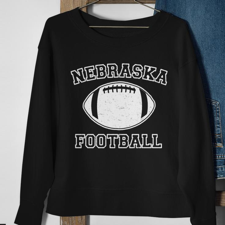 Nebraska Football Vintage Distressed Sweatshirt Gifts for Old Women