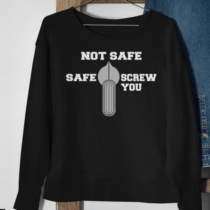 Not Safe Sweatshirt Gifts for Old Women