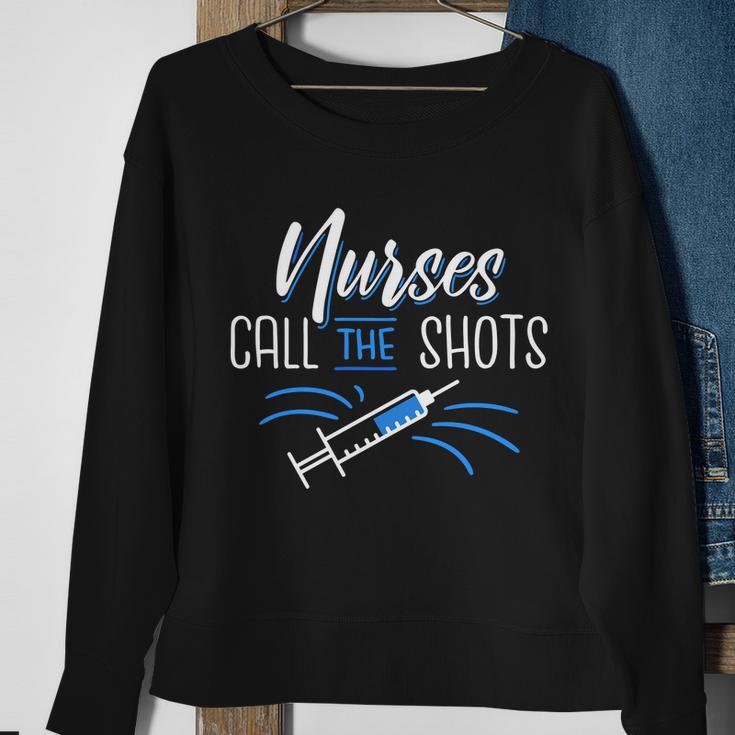 Nurses Call The Shots Tshirt Sweatshirt Gifts for Old Women