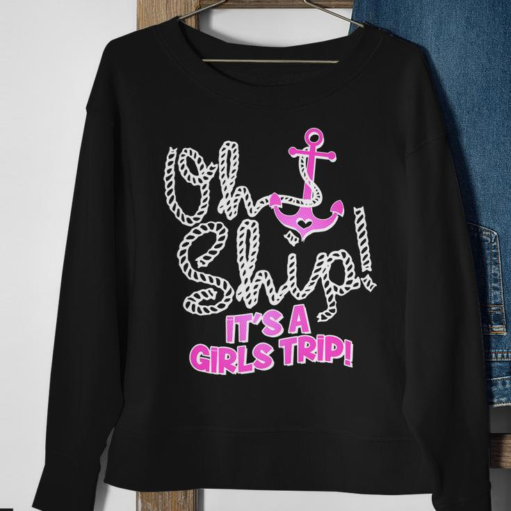 Oh Ship Its A Girls Trip Tshirt Sweatshirt Gifts for Old Women